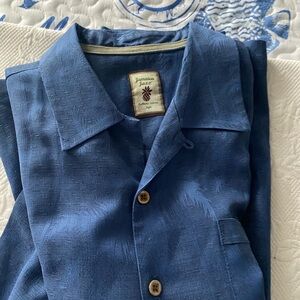 Jamaica Jaxx Men's Blue Lightweight Shirt button down
